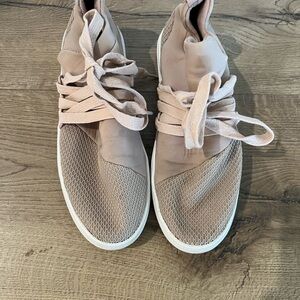 Women's Tan High-Top Sneakers